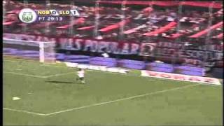 2009  Apertura  Fecha 19  Newells 0  2 San Lorenzo [upl. by Kaehpos]