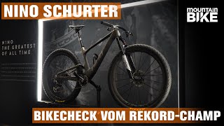 BikeCheck Scott Spark RC quotN1NO 34 WCWinsquot von Nino Schurter Saison 2023 [upl. by Daveta921]