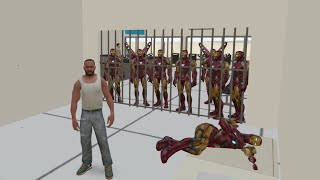 Franklin Helped Iron Man In Police Station 😱 INDIAN BIKES DRIVING 3D [upl. by Viveca435]