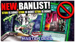 NEW MASSIVE BANLIST this is the best one  Banlist LIVE Reaction  YuGiOh Master Duel [upl. by Lubba]