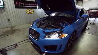 2014 Jaguar XFRS Baseline Dyno and Quarter Mile Testing [upl. by Blodget24]