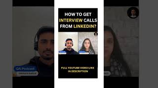 How to use LinkedIn to get interview calls successfully  Interview Tips [upl. by Lehcyar]