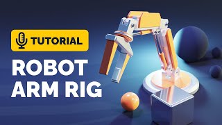 Robotic Arm Rig Tutorial in Blender 33  Polygon Runway [upl. by Airot]