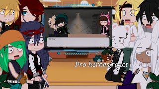 Pro heroes react to quotWhats the codequot  MHABNHA  requested  pt 1 [upl. by Shari23]