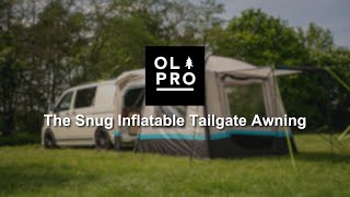 OLPRO  Snug Inflatable Tailgate Awning [upl. by Ociram855]