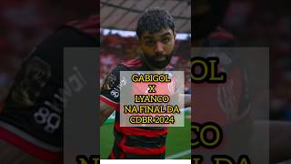 GABIGOL MANDANDO BEIJO PRO LYANCO NA FINAL DA COPA DO BRASIL futebol shorts flamengo [upl. by Godrich]