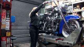 131 1965 HARLEY PANHEAD 74ci FLH NEW Restoration by Tatro Machine [upl. by Ennayk]