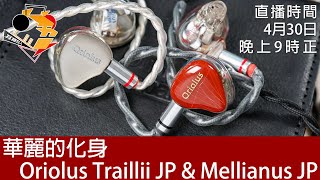 耳機祭速報 X 周六直播  華麗的化身 Oriolus Traillii JP 朱鸝 amp Mellianus JP 銀黃鸝 [upl. by Uria]