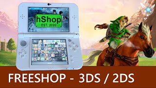 Instala hShop en tu Nintendo 3DS 2DS NUEVA FREESHOP [upl. by Way839]