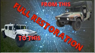 Full restoration Humvee to ARCTIC BEAST [upl. by Dyson247]