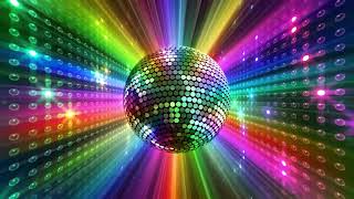 4K Colorful Big Disco Ball  1 hour of relaxation with the Best Disco music [upl. by Moira132]