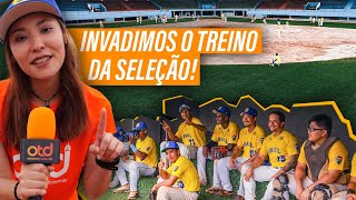 INVADIMOS O TREINO DA SELEÇÃO  CONHEÇA TUDO SOBRE O BEISEBOL COM OS ATLETAS DO BRASIL [upl. by Hannasus429]