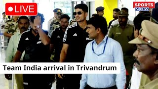 LIVE  Team India Arrives at Trivandrum Domestic Airport  Hardik Pandya  Shubman Gill  SKY [upl. by Ecnadnac202]