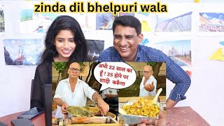 Pakistani Reacts To Delhis Most Entertaining Romantic Bhelpuri Wala In Rs60Only lDelhi Street Food [upl. by Malsi]