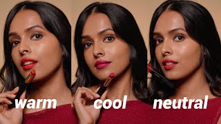 Lipstick Theory with Lakmē  How to choose the right shade for you skin tone🤔 [upl. by Notlad]