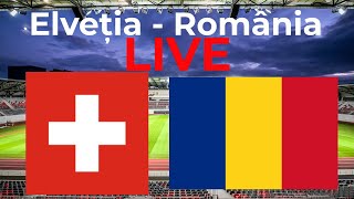 Elvetia  Romania MECI LIVE Calificare EURO 2024 [upl. by Rosaleen485]