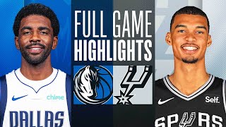 MAVERICKS at SPURS  FULL GAME HIGHLIGHTS  March 19 2024 [upl. by Romaine]