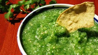 SALSA VERDE PARA MARISCOS RECETA DE MÉXICO [upl. by Dagley207]