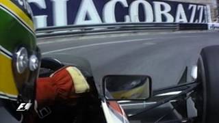 F1 Classic Onboard Senna On The Charge At The 1990 Monaco Grand Prix [upl. by Lion883]