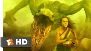 Kong Skull Island 2017  Skullcrawler Pit Scene 610  Movieclips [upl. by Sower]