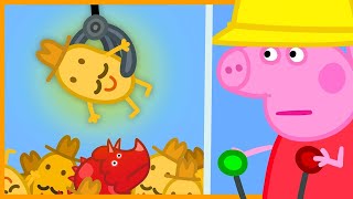 Peppa Pig Goes To Digger World  Peppa Pig  Official Channel [upl. by Mackay]