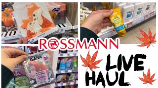 ROSSMANN Live Haul 🛍  September 2023 🍁  alinaBerry [upl. by Pardner609]