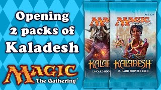 MTG Kaladesh Booster Pack Opening x 2 Masterpiece [upl. by Trudie]