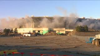 Silverdome implosion fails officials investigating [upl. by Paterson]