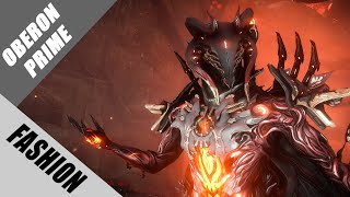 Warframe  Fashion Frame  Oberon Prime  Hell Warden [upl. by Eiuqnimod]