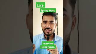 Spring Boot Interview Preparation 💯🔥 java springboot spring aadiandjava live youtubelive [upl. by Nassah]