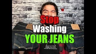 How To Clean Jeans  Stop Washing Your Jeans [upl. by Ause729]