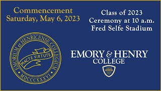 Emory amp Henry College Commencement Class of 2023 [upl. by Yralam]