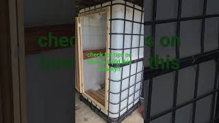 IBC PORTABLE OUTDOOR SHOWER diy ibc kiwi offgrid portable portable tricks building shower [upl. by Browning732]