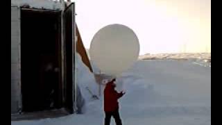 South Pole Weather Balloon Launch [upl. by Ansev]