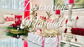 Como decorar tu sala en navidad 2023🎄 [upl. by Arved478]