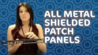 Panduit MiniCom AllMetal Shielded Patch Panels [upl. by Ayifas]