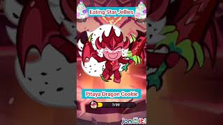 Pitaya Dragon Cookie Voice Eating Star Jellies Level Up English ASMR  Cookie Run Kingdom [upl. by Atinoj]