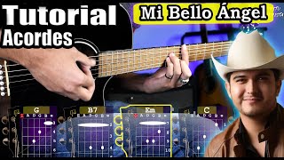 Mi Bello Ángel  Ulices Chaidez  Tutorial  Acordes  Como tocar en Guitarra [upl. by Saalocin]