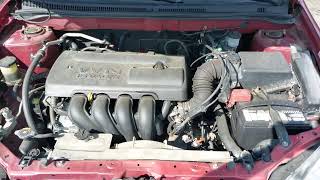 Toyota engine sound of 2003 Corolla CeSLe vin 1NXBR32E63Z047910 [upl. by Eux]