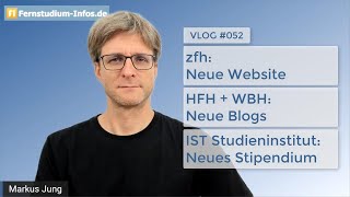 Neue zfhWebsite  Blog Game Development WBH  Blog Zertifikat HFH  Stipendium IST  Vlog 052 [upl. by Shoshana119]