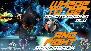 Warframe Guide  Cryptographic Alu  How to beat Razorback Armada [upl. by Nnayrrehs]