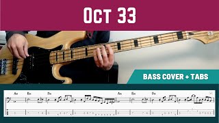 Black Pumas  Oct 33 Bass Cover  TAB [upl. by Illah]