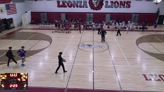 Leonia High School vs Ridgefield Memorial High School Boys Freshman Basketball [upl. by Sackman]