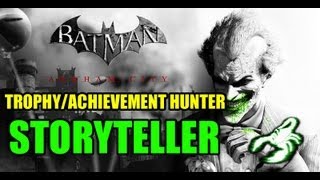 BATMAN ARKHAM CITY  Storyteller Trophy EASY [upl. by Neltiac829]