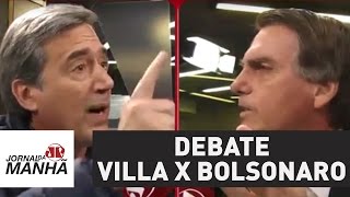 Qual foi o placar Villa e Bolsonaro protagonizam debate intenso  Jornal da Manhã [upl. by Dnomayd956]