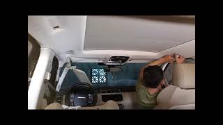 Upholster Range Rover headliner  Headliner Repair [upl. by Brothers]