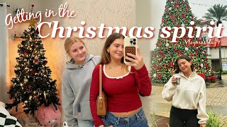 GETTING IN THE CHRISTMAS SPIRIT Vlogmas Day 1  Shopping  room makeover [upl. by Einuj646]