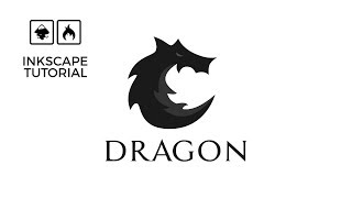 Dragon Logo Tutorial  Inkscape  Learn Logo Design [upl. by Ayotahs501]