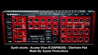 Synth Shorts  Access Virus BDSP56300  Oberheim Pad [upl. by Ellatsirhc347]