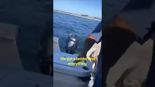 Fishing boat finds girls at sea miraculous oneinamillion boatfishing [upl. by Sutherland420]